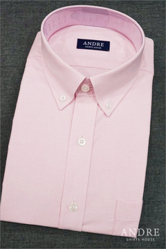 화사한 핑크 옥스포드 셔츠