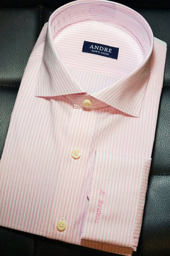 핑크 스트라이프 셔츠
