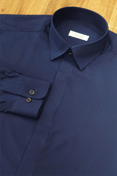 네이비 솔리드 모달 셔츠 (15color)