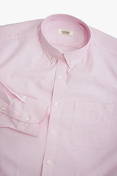핑크 버튼다운 옥스포드 셔츠