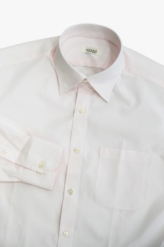 밀레타 라이트 핑크 솔리드 셔츠 - Zeus 161