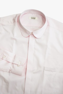 프리미엄 라이트 핑크 솔리드셔츠