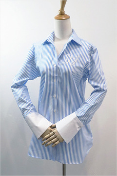 ⓦ스트라이프 렉토 셔츠 (2color)