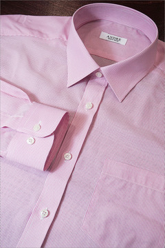 S/S 여름 핑크 스트라이프 셔츠