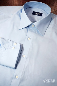 스카이블루 소프트 모달 드레스셔츠 (15color)
