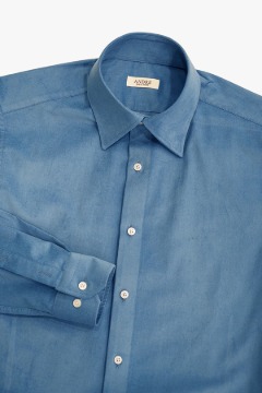 F/W 블루 코듀로이 셔츠